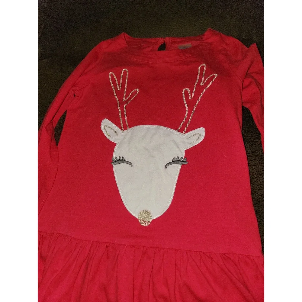Gymboree outlet holiday shop‎ reindeer dress size 6 Christmas